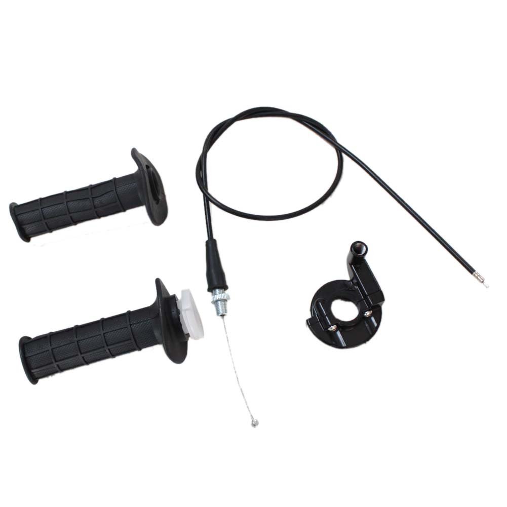 New Throttle Hand Grips Grip Cable Clamp for Mini Baja Mb165 Mb200 5.5hp 196cc 200cc