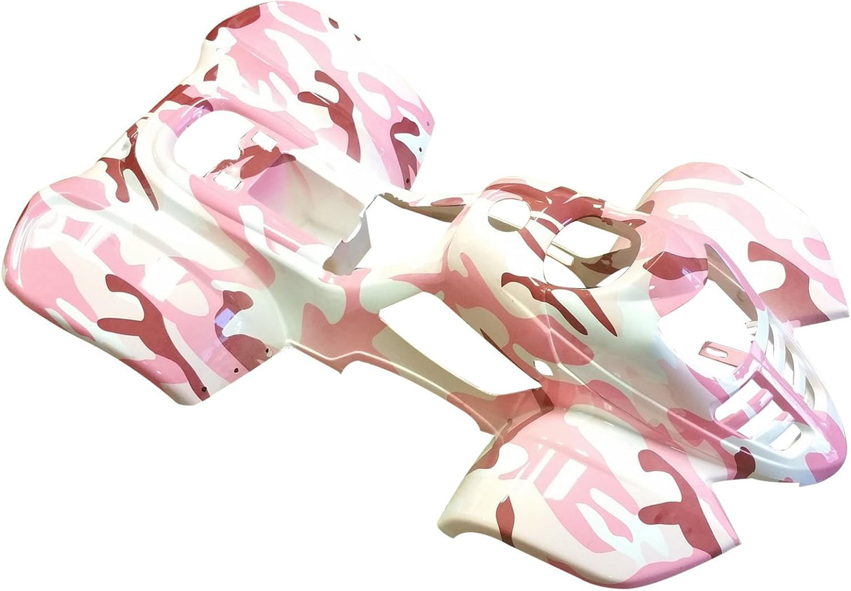 ATV Quad Body Plastic front rear fender fit Taotao only 110B 110cc Pink Camo (Kit)