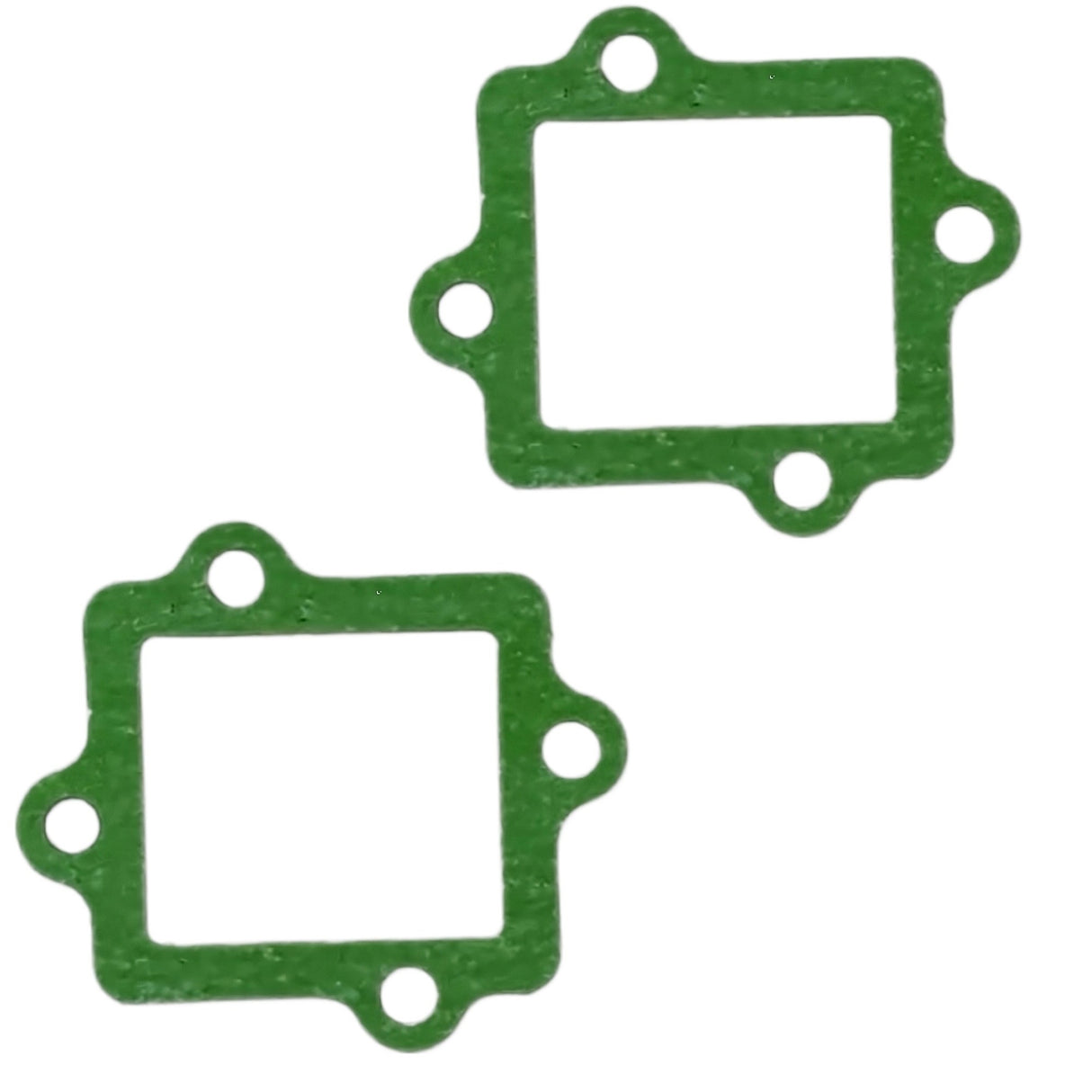 RedCap Reed Valve Gaskets for 50cc-90cc 2-Stroke POLARIS, DINLI, Yamaha JOG Minarelli & Chinese (1E40QMB, 1PE40QMB) engines - 44 x 38mm Center Rectangular Hole - Compatible with Various Models.