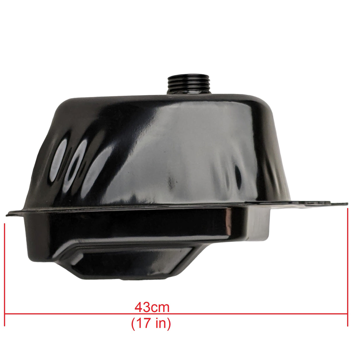 RedCap ATV Gas Fuel Tank Specifically Designed for, Linhai LH 300D 4x4 300cc, Cougar Cycle Terminator 300cc, Massimo 400cc MSA, ATVs Quad - Version JJJ (Black)
