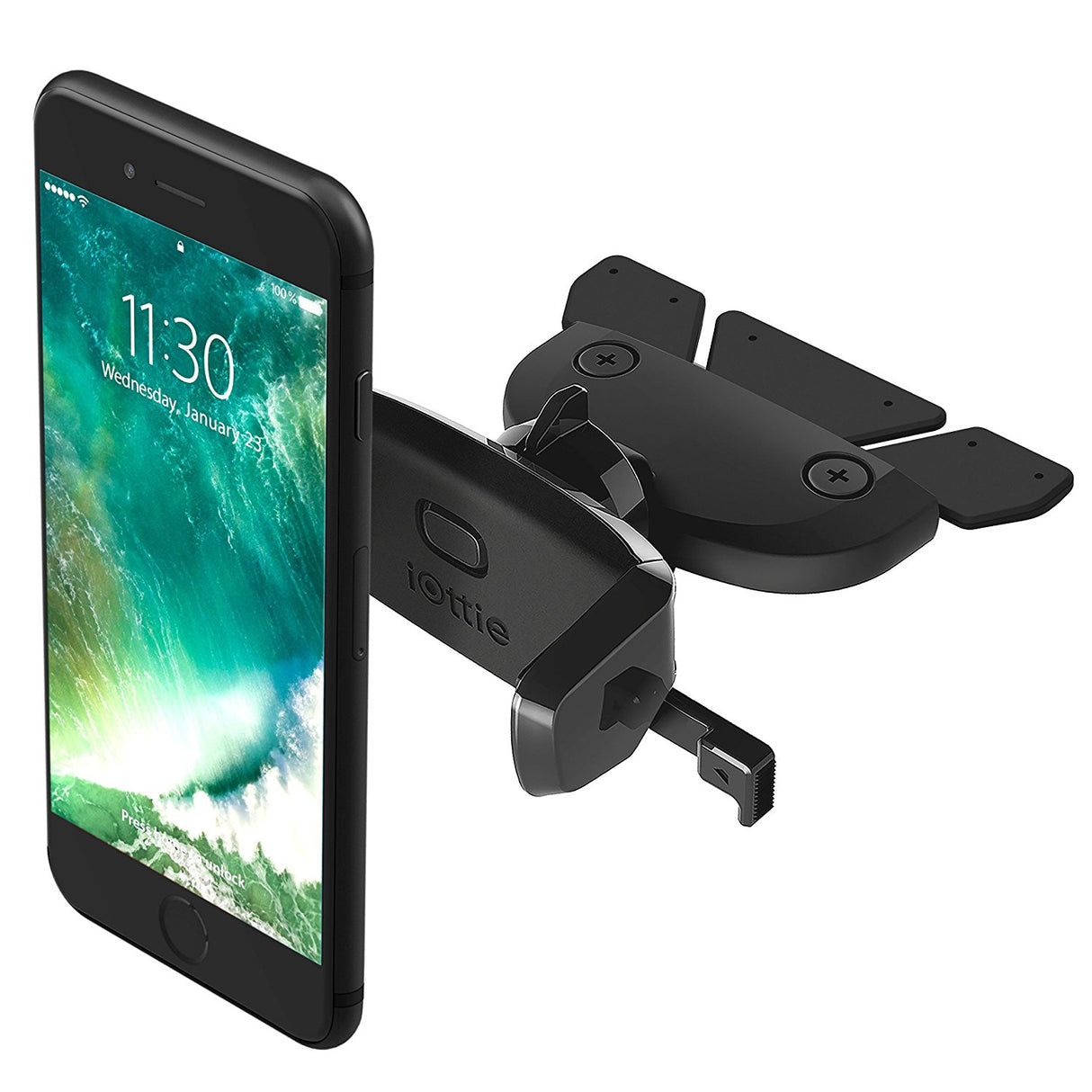 iOttie Easy One Touch Mini CD Slot Car Mount Holder Cradle for iPhone Galaxy Edge