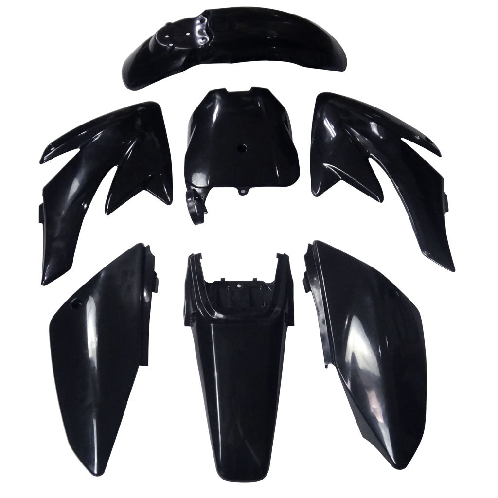 Body Plastic, CRF70, Apollo 007, BLACK