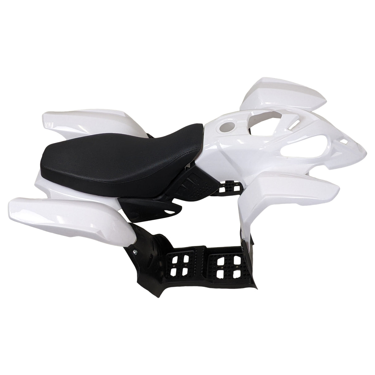 Complete ATV Body Fender Kit with Seat for Panther 110PL, 125PL, Coolster 3050B, TaoTao ATA110L (White)
