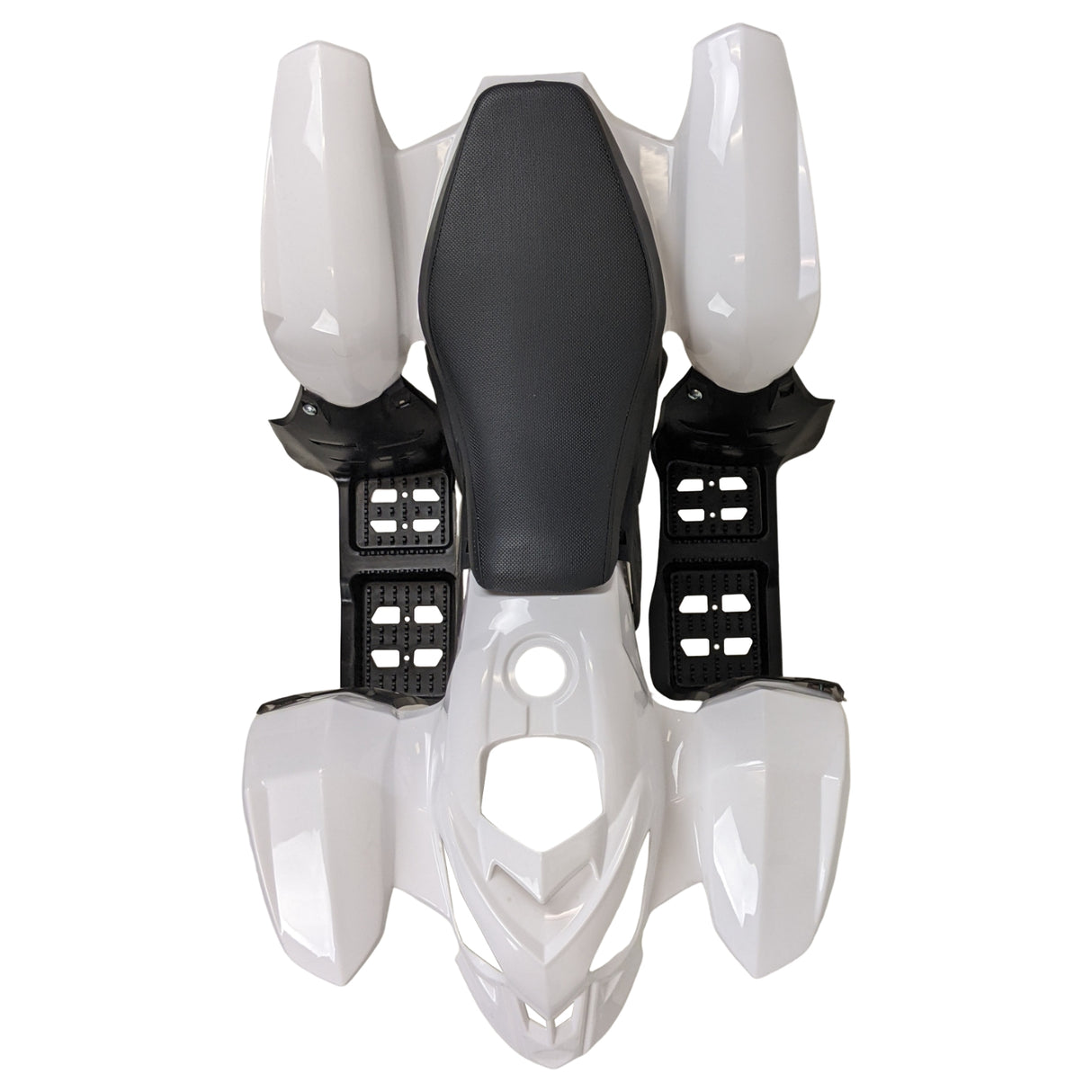 Complete ATV Body Fender Kit with Seat for Panther 110PL, 125PL, Coolster 3050B, TaoTao ATA110L (White)