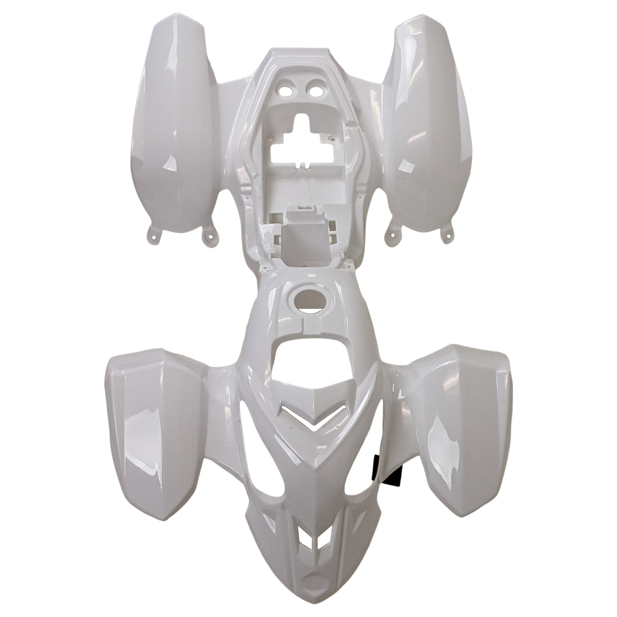 ATV Complete Plastic Body Fender Assembly for Panther 110PL, 125PL, Coolster 3050B, TaoTao Ata110L (White)