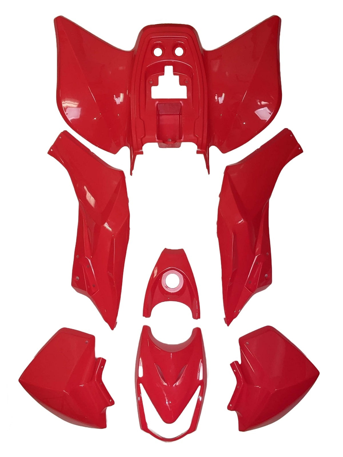 ATV Plastic Body Panels Fender Taotao ATA110H Coolster ATV-3125A 110cc 125cc -RED