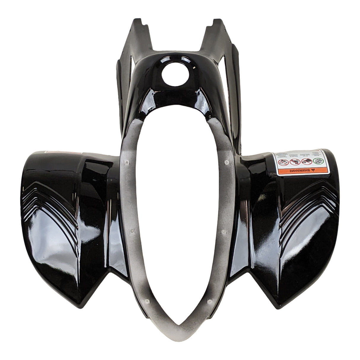 2 Piece ATV Body Fender Kit Tao Tao ATA110B, BoulderB1 - Glossy Black