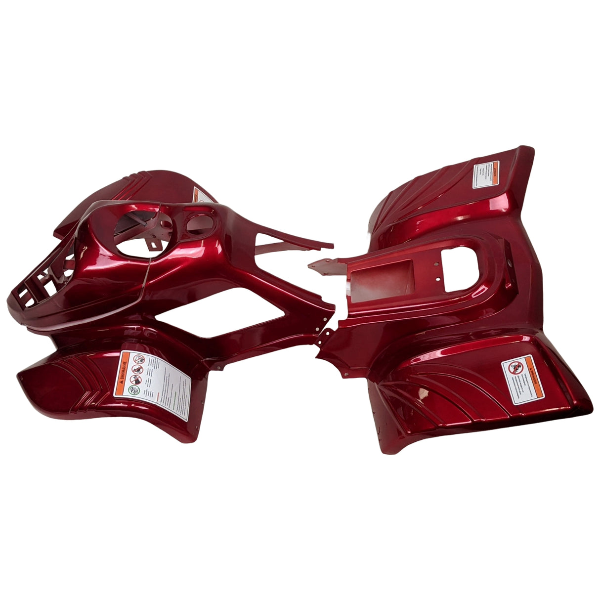 ATV Body Fender Kit - 2 Piece - RED - Tao Tao ATA110B, BoulderB1