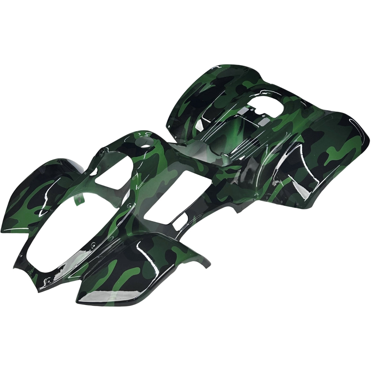 ATV Body Fender Kit - Coolster 3050C 110cc - GREEN CAMO ARMY