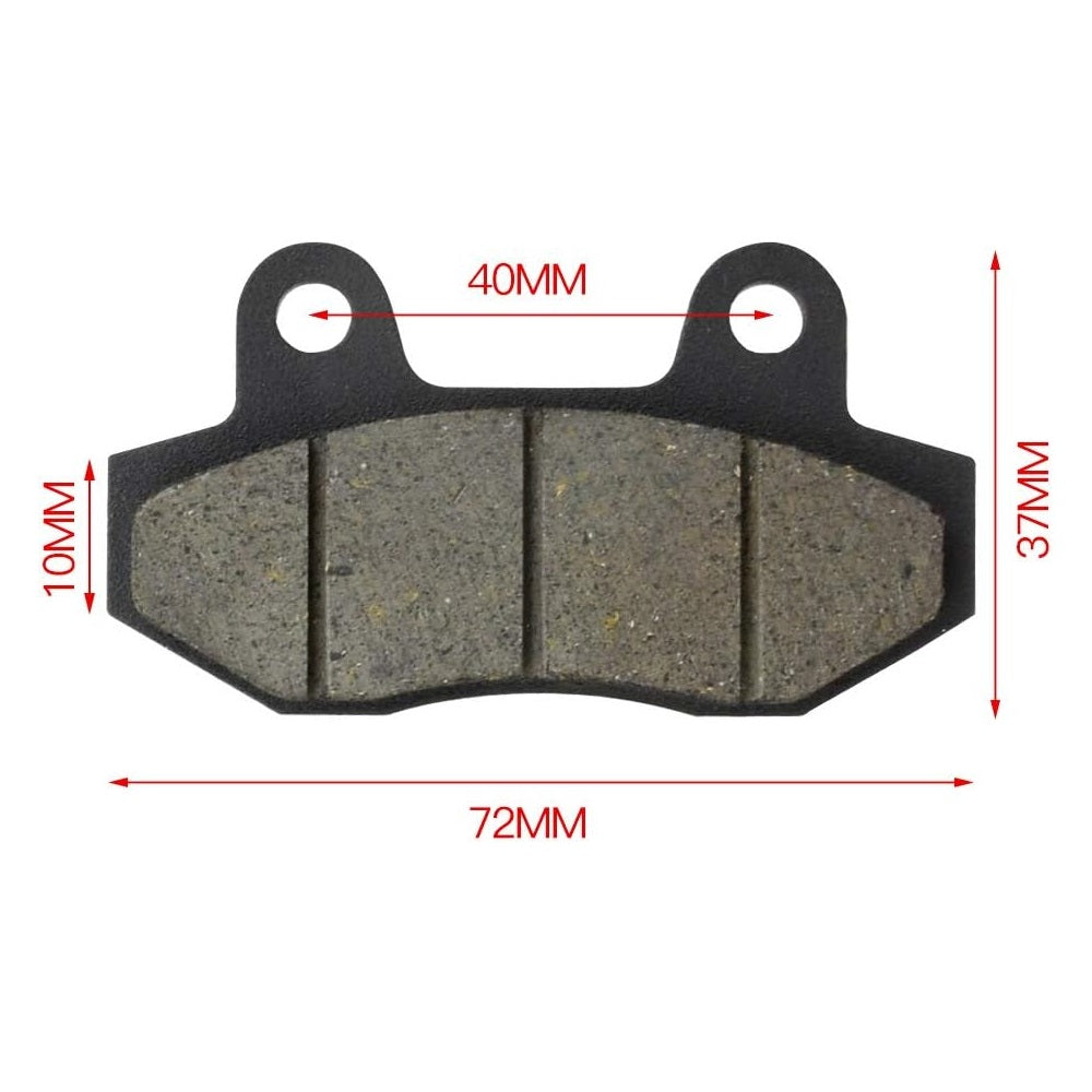 GY6 Front Disc Brake Pad Set for GY6 50cc-300cc Scooters ATV Dirt Pit Bike Go Kart