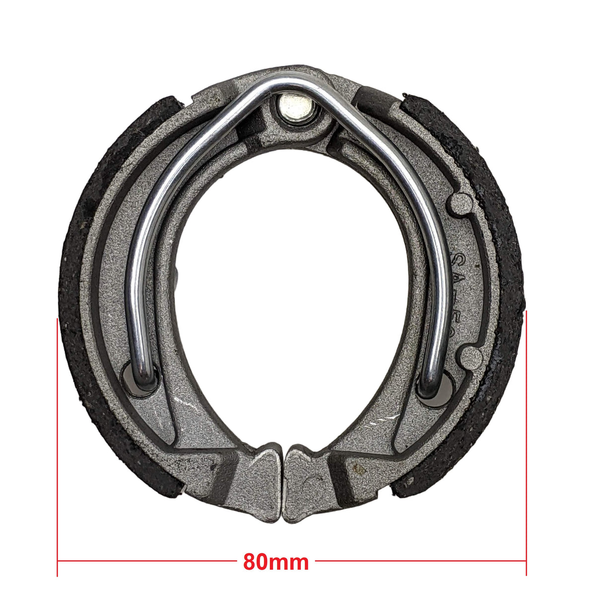 RedCap 80mm Front Brake Shoes Pad, Compatible for Coolster ATVs 3050D, 3125R, 3125XR8U, 3125XR8