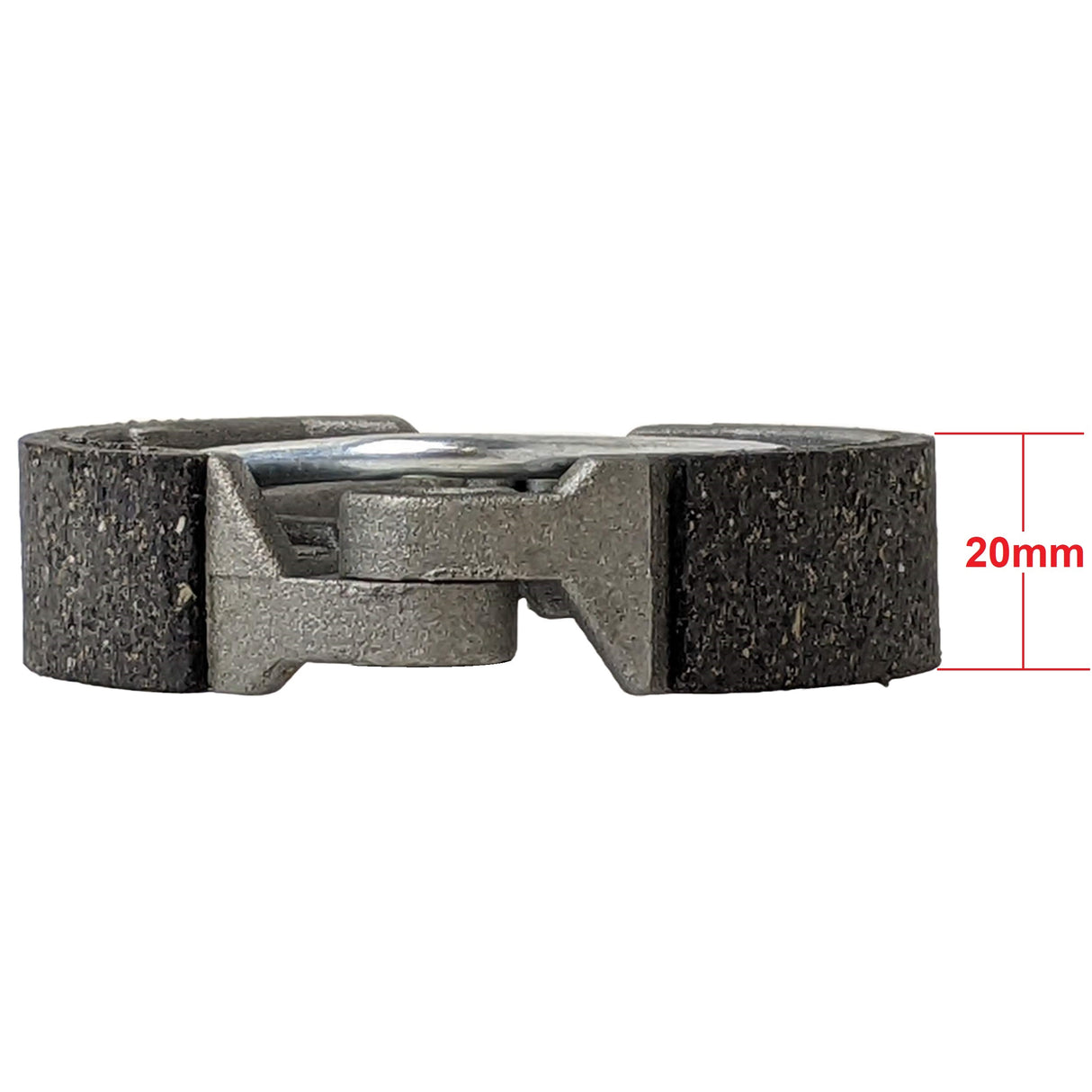 RedCap 80mm Front Brake Shoes Pad, Compatible for Coolster ATVs 3050D, 3125R, 3125XR8U, 3125XR8