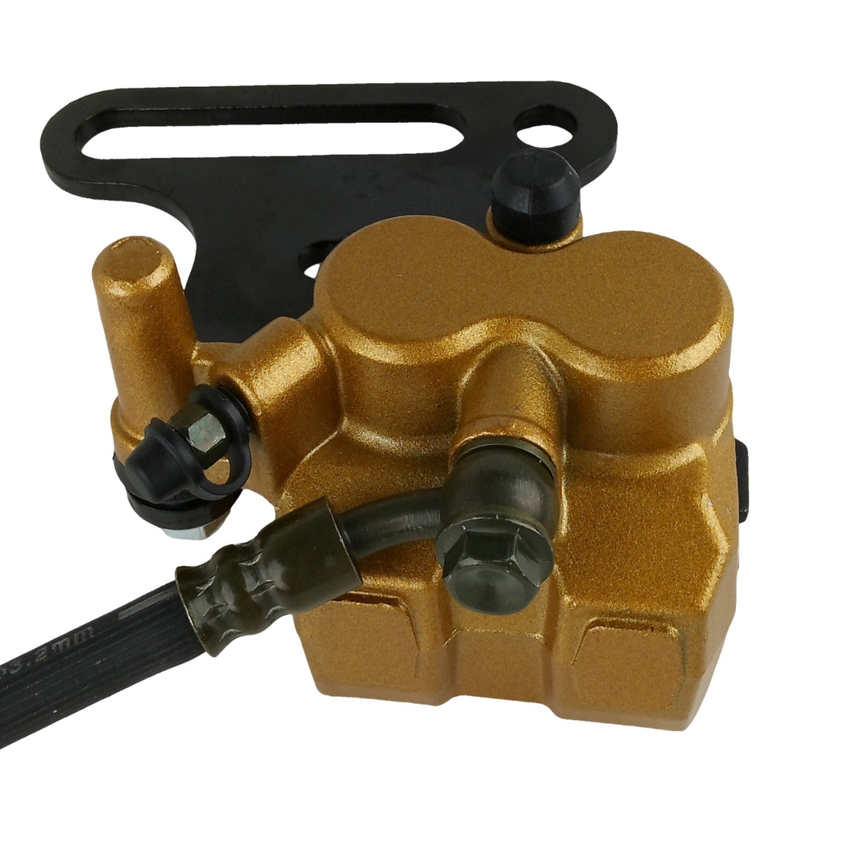 Rear Hydraulic Disc Brake Caliper Master Cylinder Kit Gold
