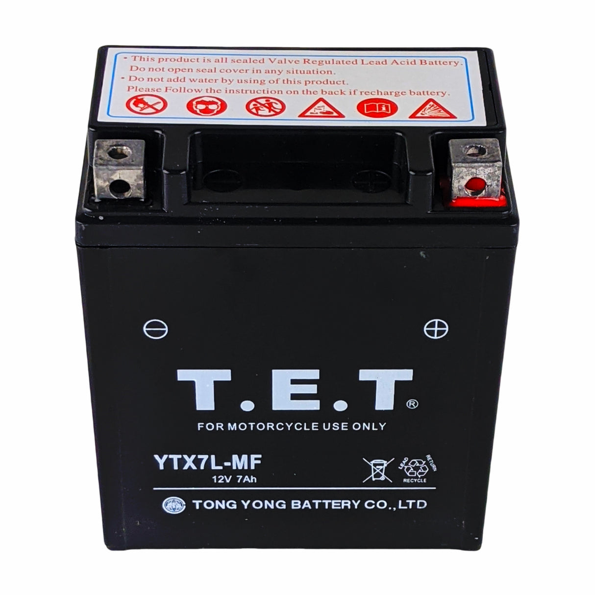 12V 7AH YTX7L-BS Sealed AGM Battery