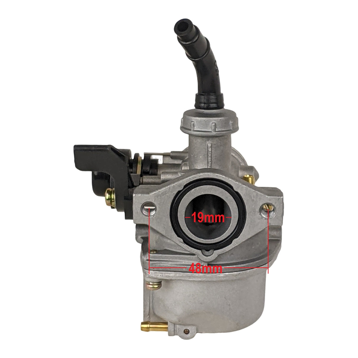 RedCap 19mm Carburetor PZ19 Manual Choke Switch, Compatible with 50cc, 70cc, 90cc, 100cc, 110cc, 125cc Honda-Style 4-Stroke ATVs, Dirt Bikes, Go Karts Scooter Moped