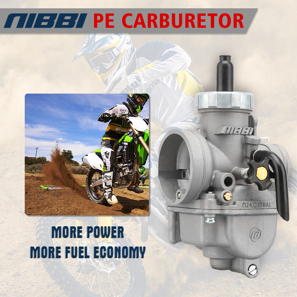 NIBBI Performance Carburetor N22 PE 24mm Flange 4T Apollo RFZ Z40 MAX Carb