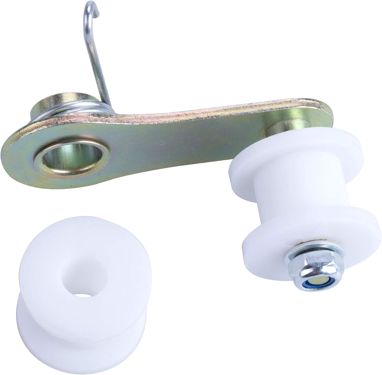 Chain Roller Tensioner with Spring Bracket Compatible with 110cc 125cc 140cc Dirt Bikes Pit Bikes