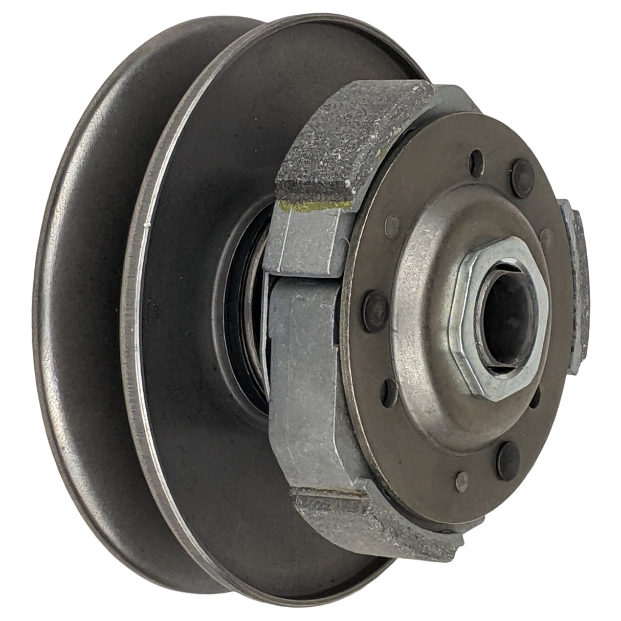 GY6 Rear Clutch Assembly for 157QMJ 152QMI 4-Stroke Engine GY6B & GY6 170cc, 200cc ATVs Taotao Bull 200, 4FUN 200 Go Kart, (19 Spline)