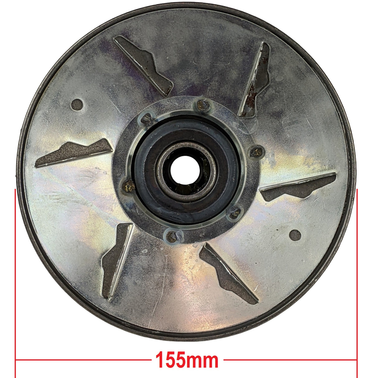 GY6 Rear Clutch Assembly for 157QMJ 152QMI 4-Stroke Engine GY6B & GY6 170cc, 200cc ATVs Taotao Bull 200, 4FUN 200 Go Kart, (19 Spline)