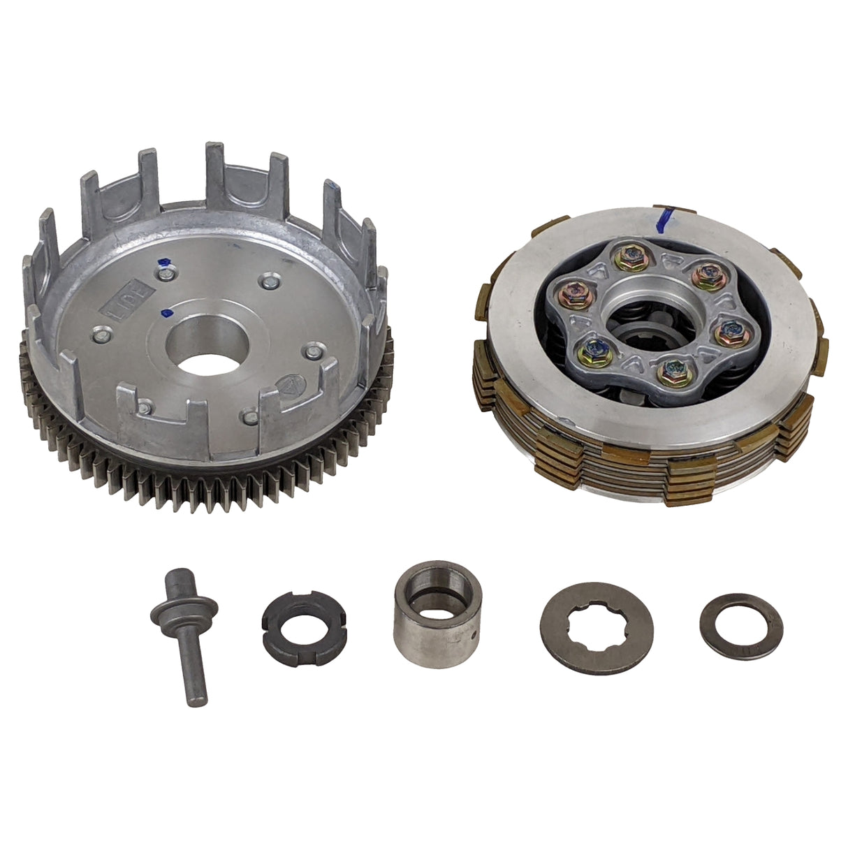 6 Plate Clutch Assembly for CG150 CG175 CG200 CG250 XMT 250 EFI Engines Fits Tricycle ATV Dirt Bike Go Kart Jonway