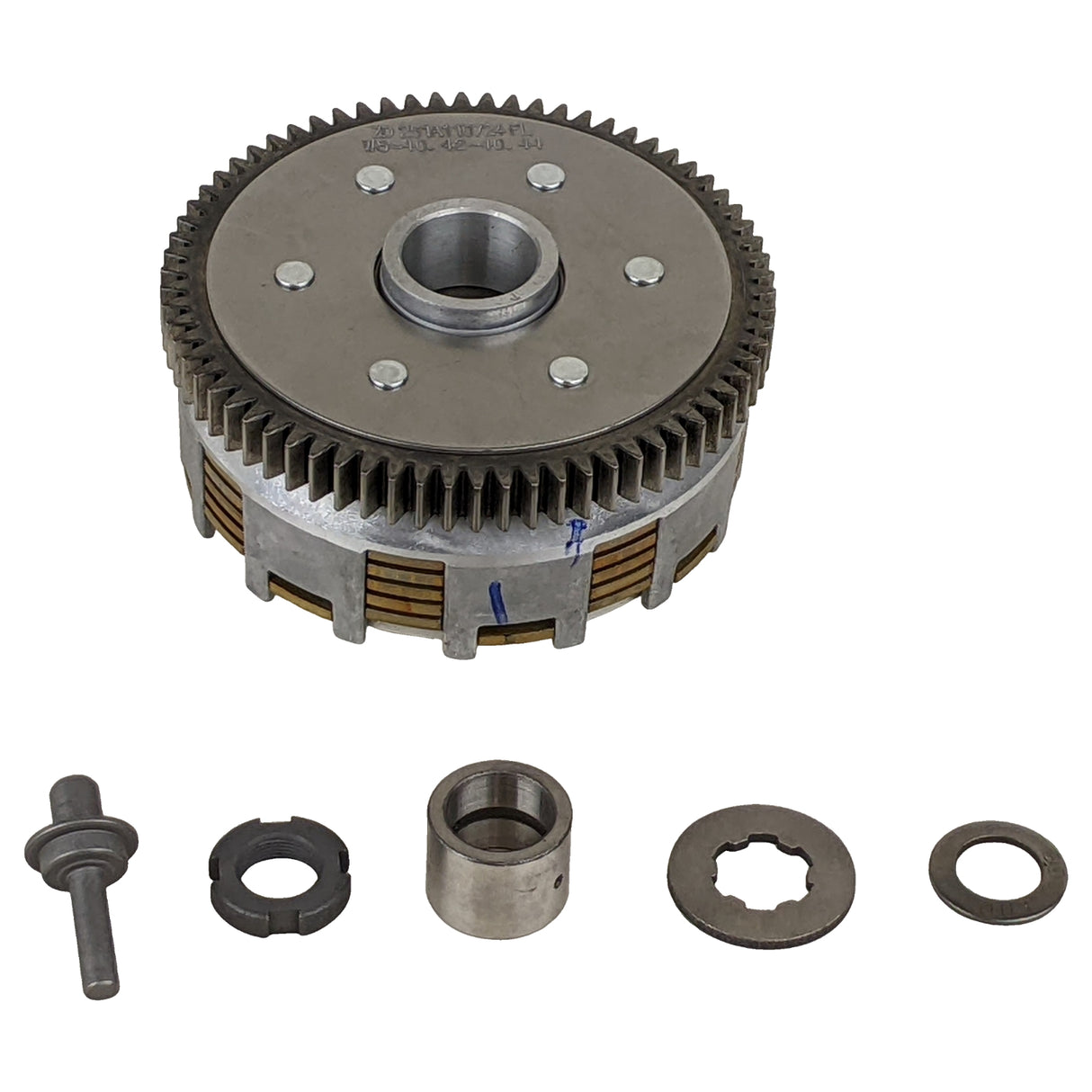 6 Plate Clutch Assembly for CG150 CG175 CG200 CG250 XMT 250 EFI Engines Fits Tricycle ATV Dirt Bike Go Kart Jonway