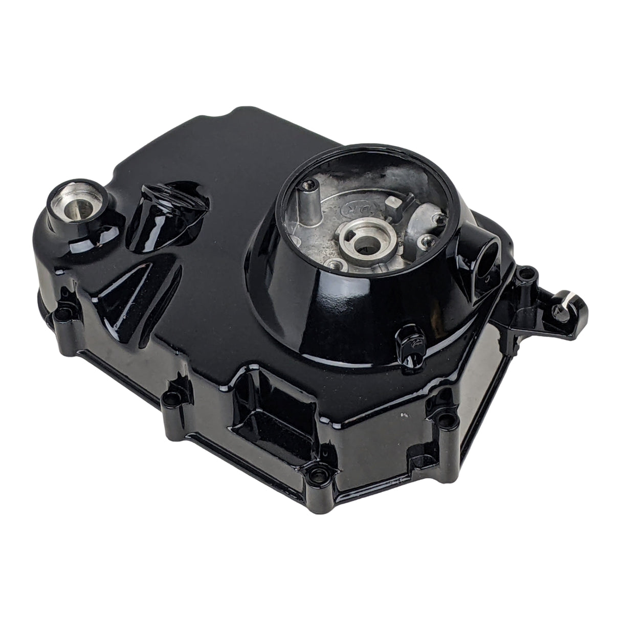 OEM Complete Right Side Clutch Cover for 152FMH 110cc Honda-Style Kick Start Engine Dirt Pit Bike ATV Scooter Moped Motorcycle (Black)
