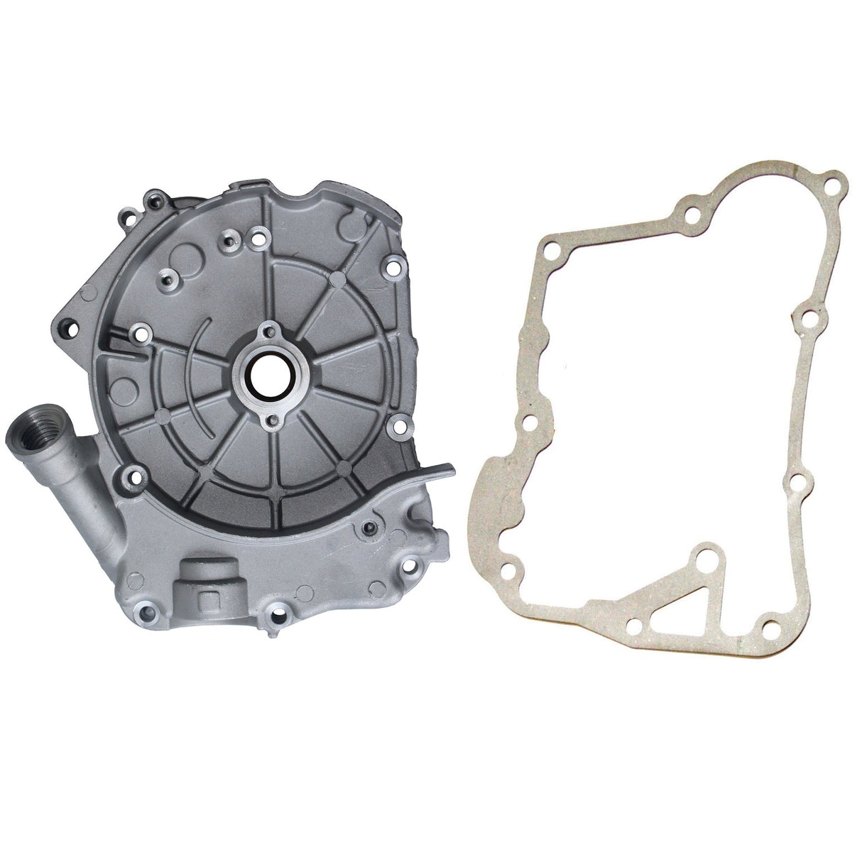 Chinese Right Side Middle Crankcase Cover & Gasket- GY6 150cc Scooter Taotao Roketa