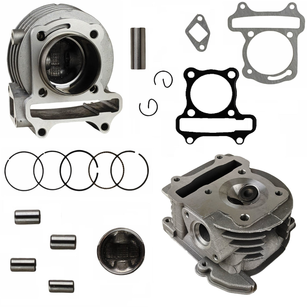 100cc Big Bore Kit GY6 49CC 50CC 139QMB Moped Scooter Engine 50mm Bore Upgrade Set Cylinder Only