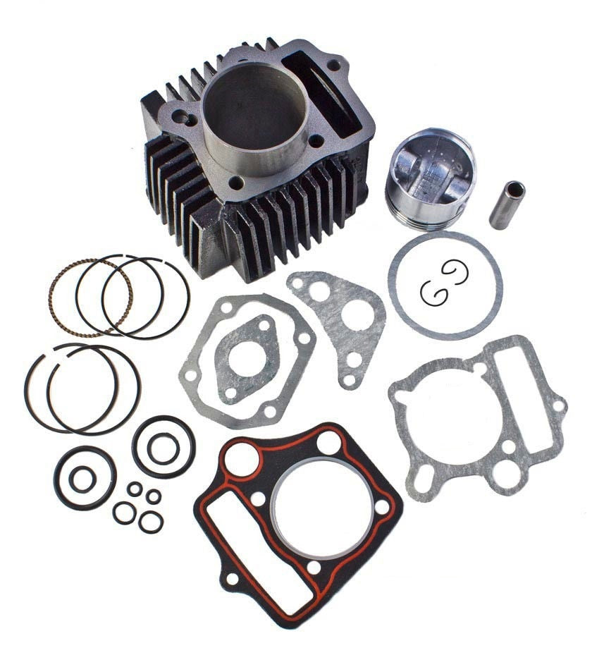 39mm Cylinder Kit with Piston Rings Gasket Set Compatible with 50cc 2-Stroke Engines for Pocket Bikes