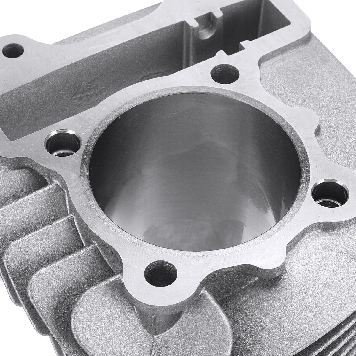 Motorcycle 61mm Big Bore Head Cylinder with Piston Rings for GY6 170cc - 200cc Bikes Engine Motor