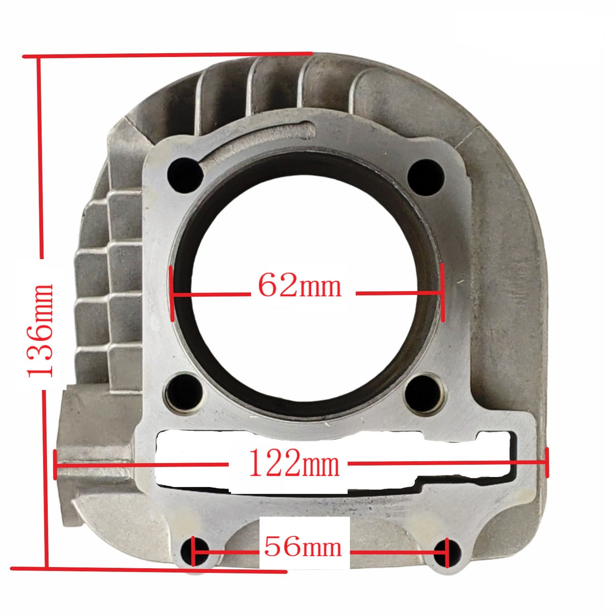 62mm Cylinder Piston Gasket Rebuild Kit for 4-Stroke Engine B-Block