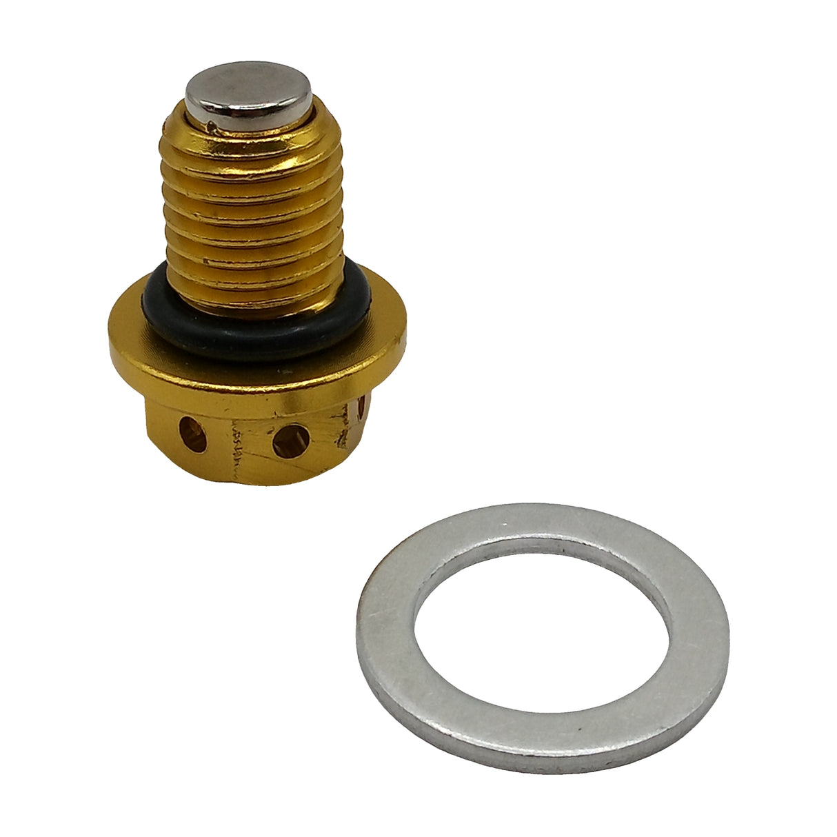 M12 x 1.25 Magnetic Oil Drain Plug for 50cc-232cc GY6 Scooter ATV Dirt Bike Gold