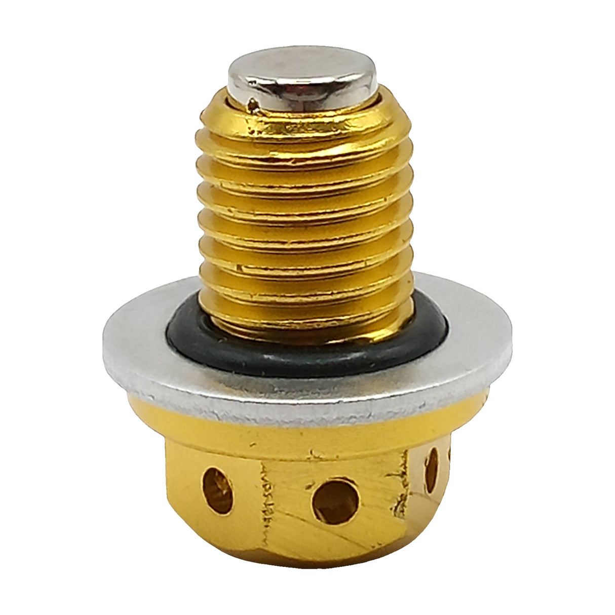 M12 x 1.25 Magnetic Oil Drain Plug for 50cc-232cc GY6 Scooter ATV Dirt Bike Gold