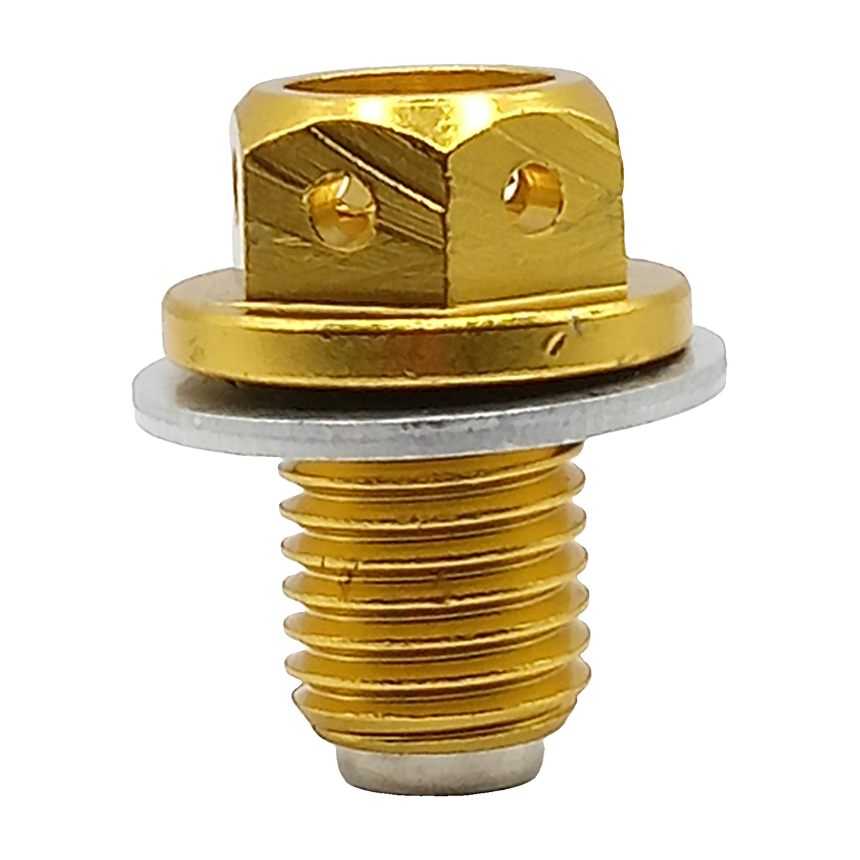M12 x 1.25 Magnetic Oil Drain Plug for 50cc-232cc GY6 Scooter ATV Dirt Bike Gold