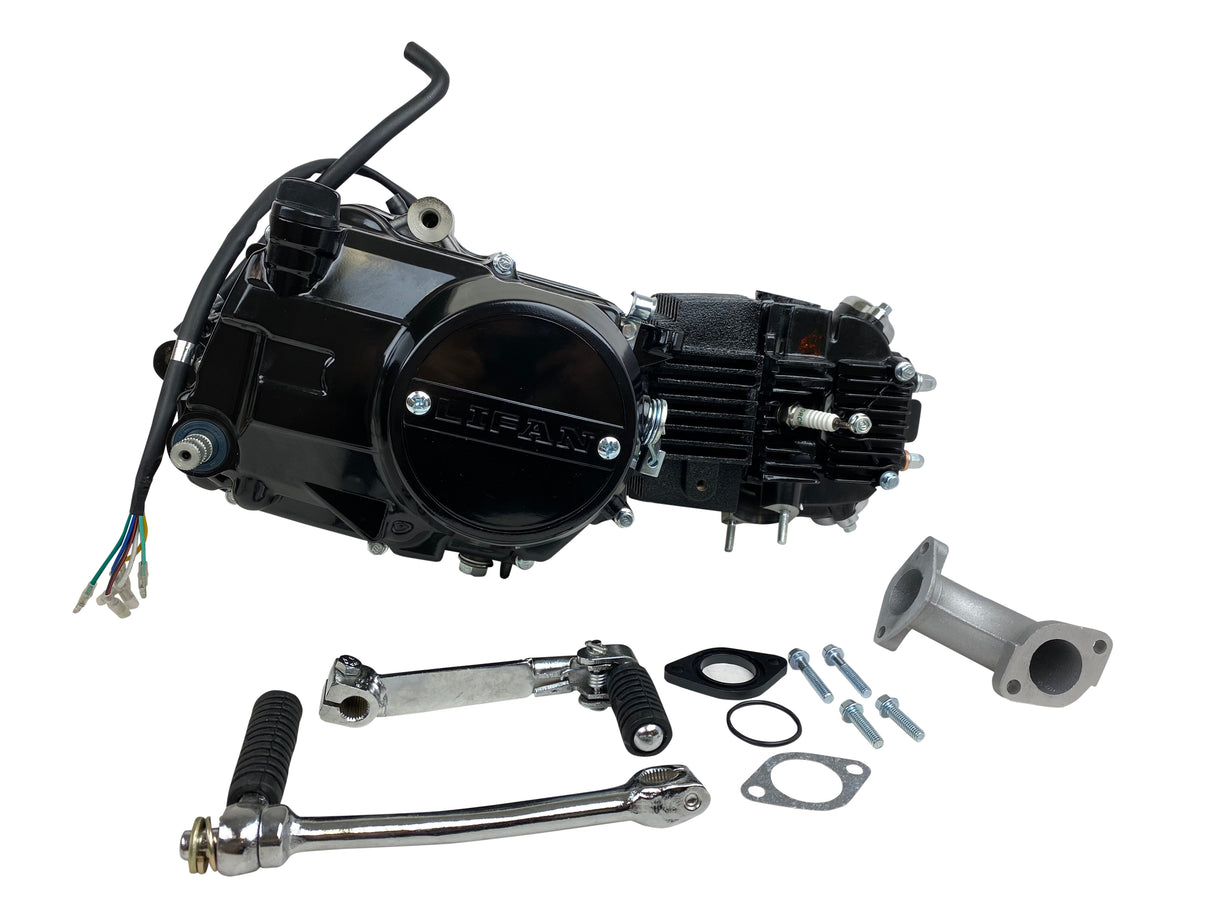 Lifan 125cc Manual Clutch Engine Motor CRF50 XR50 CRF XR 50 70 Dirt Pit Bike Black