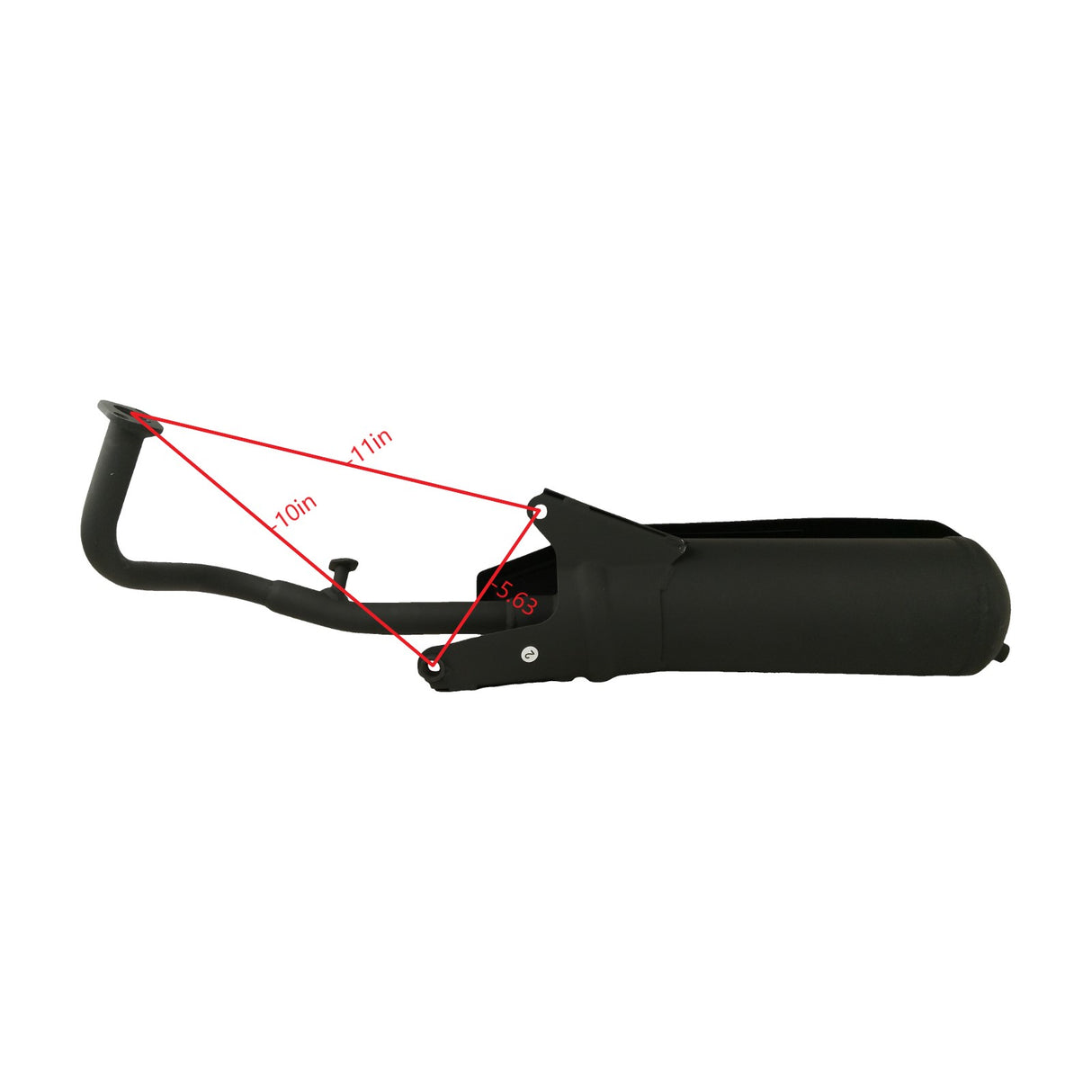 EGR Exhaust Muffler for GY6 50cc 49cc 80cc QMB139 Scooters