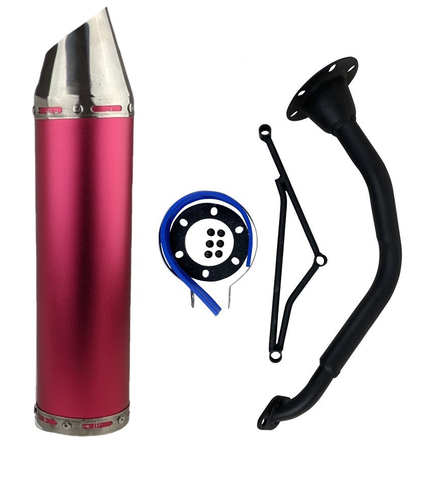 High Performance Muffler Exhaust System for 125cc 150cc GY6 Scooter Moped TaoTao Kymco