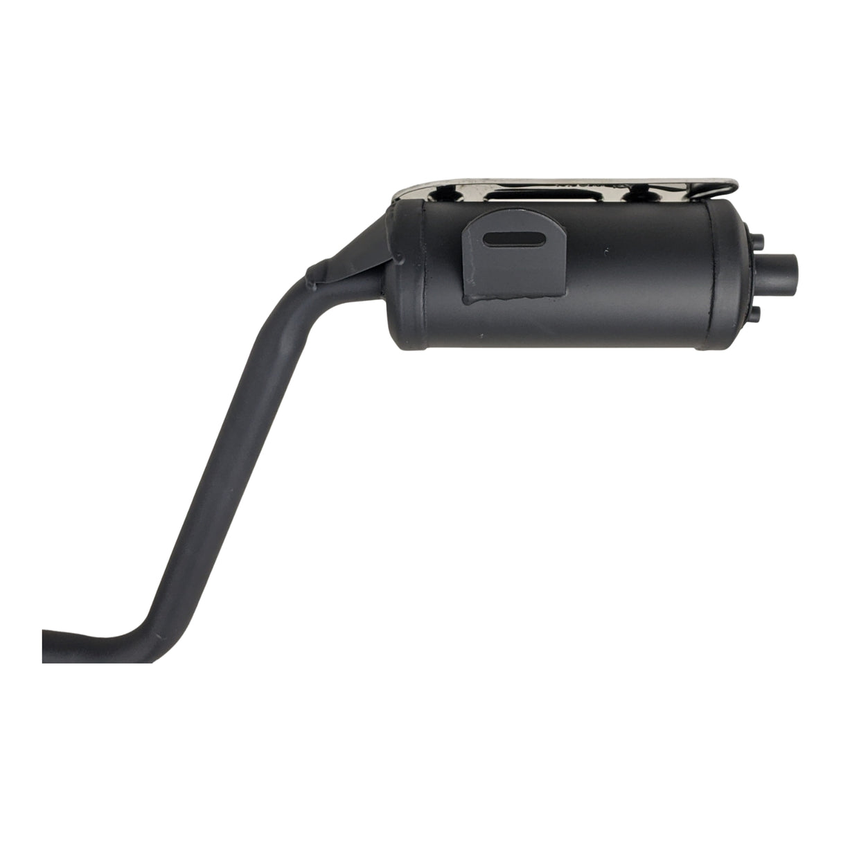 RedCap High Performance Exhaust Muffler Silencer Full System Assembly- Compatible with Rider 125 - Version CY125ATV-1, Cougar Vitacci Rider and Various Models - Black