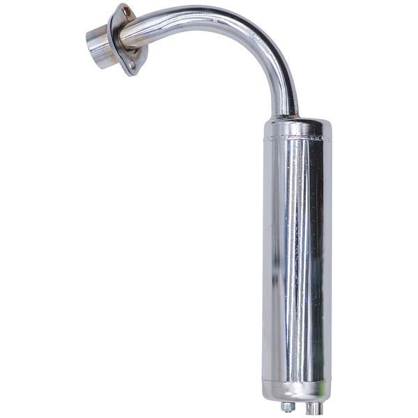 100cc Chrome Muffler - Bike Engine Kit