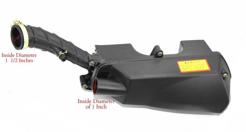 Universal 39mm Air Box Filter Assembly for GY6 Engines Fits Scooter Moped
