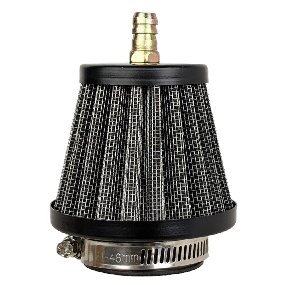 39mm Cone Air Filter with Exhaust Nipple Apollo Go Kart Dirt Pit Bike