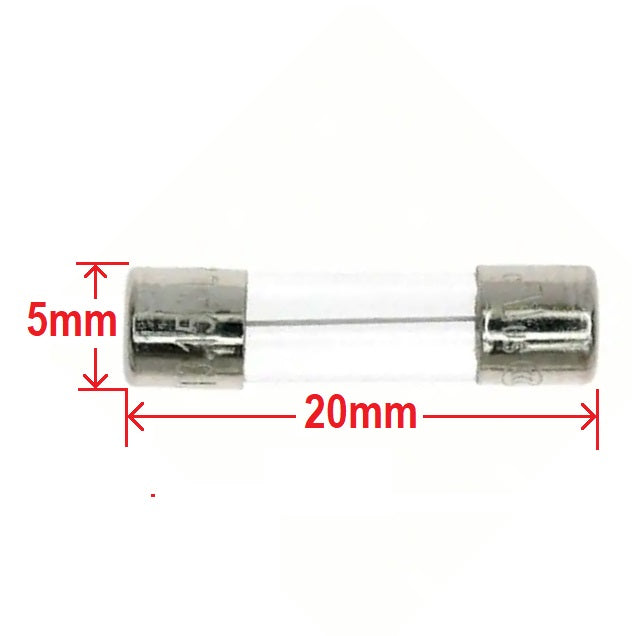 Fuse Glass 20A 250VAC 5X20mm