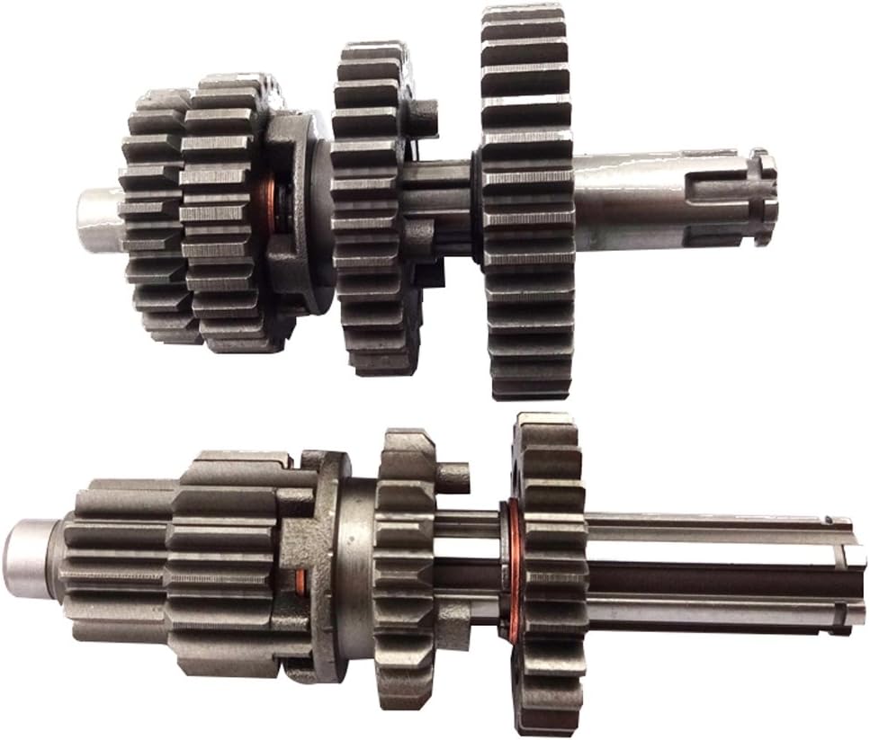 Transmission Gear Box Main Counter Shaft Assembly for 4-Stroke Engines 110cc 125cc YX Pit Dirt Bike ATC 70 ATC 90 Mini Trail