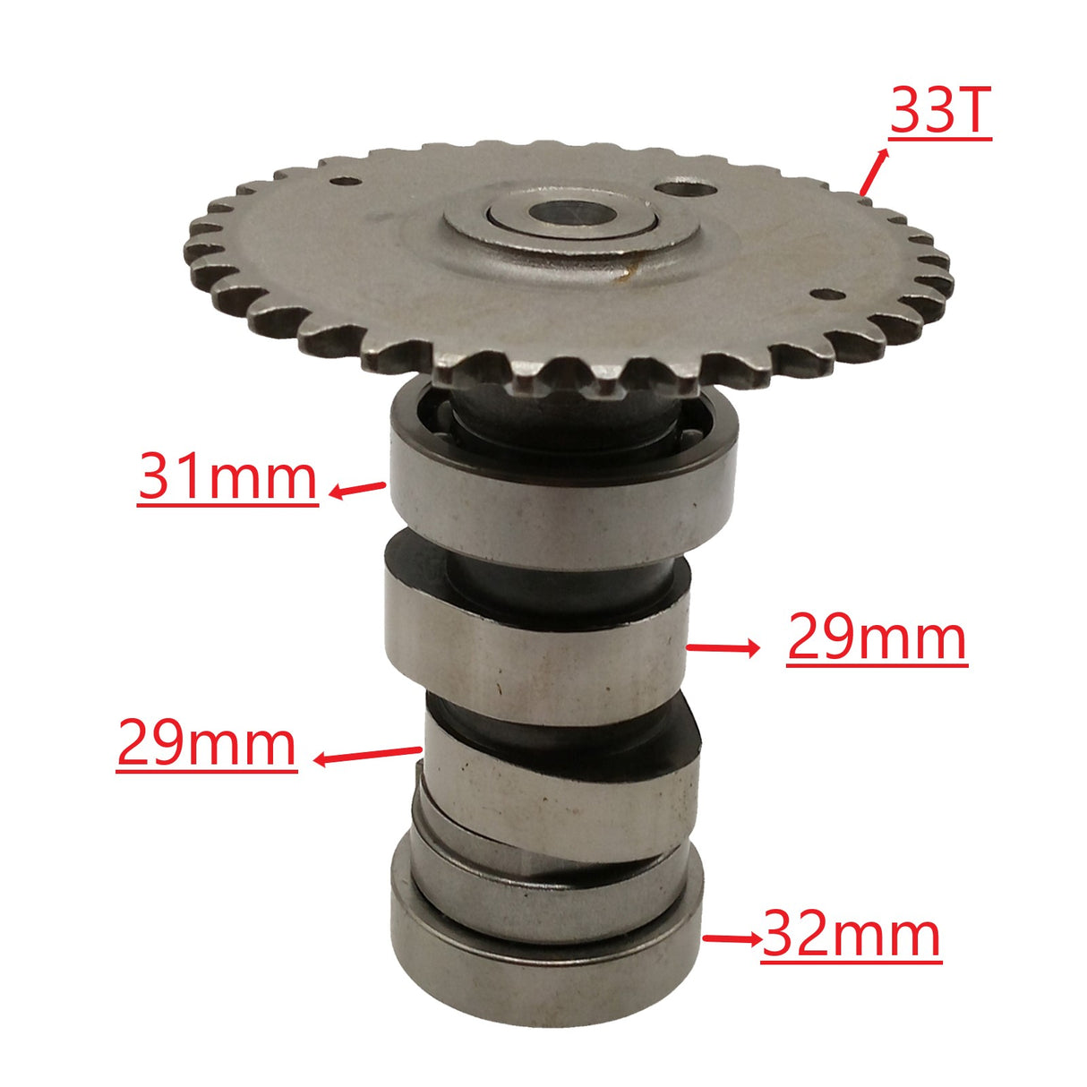 GY6 Camshaft Assembly for 152QMI 157QMJ Scooters Mopeds ATVs Go-Karts 4-Stroke Engines