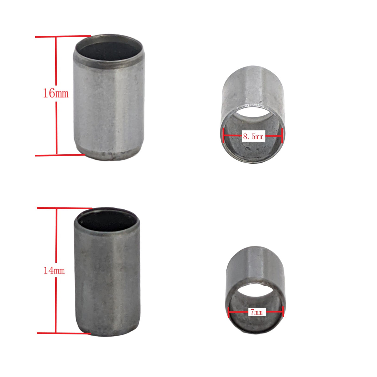 Cylinder Dowel Pin 10x16mm & 8x14 GY6 50cc 150 Engines