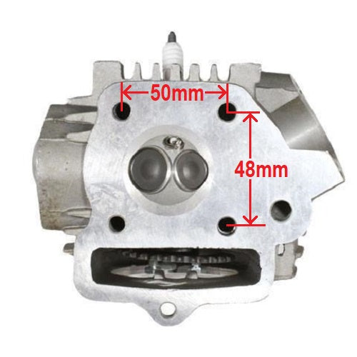 Head Assembly 50cc ATV/Dirt Bike