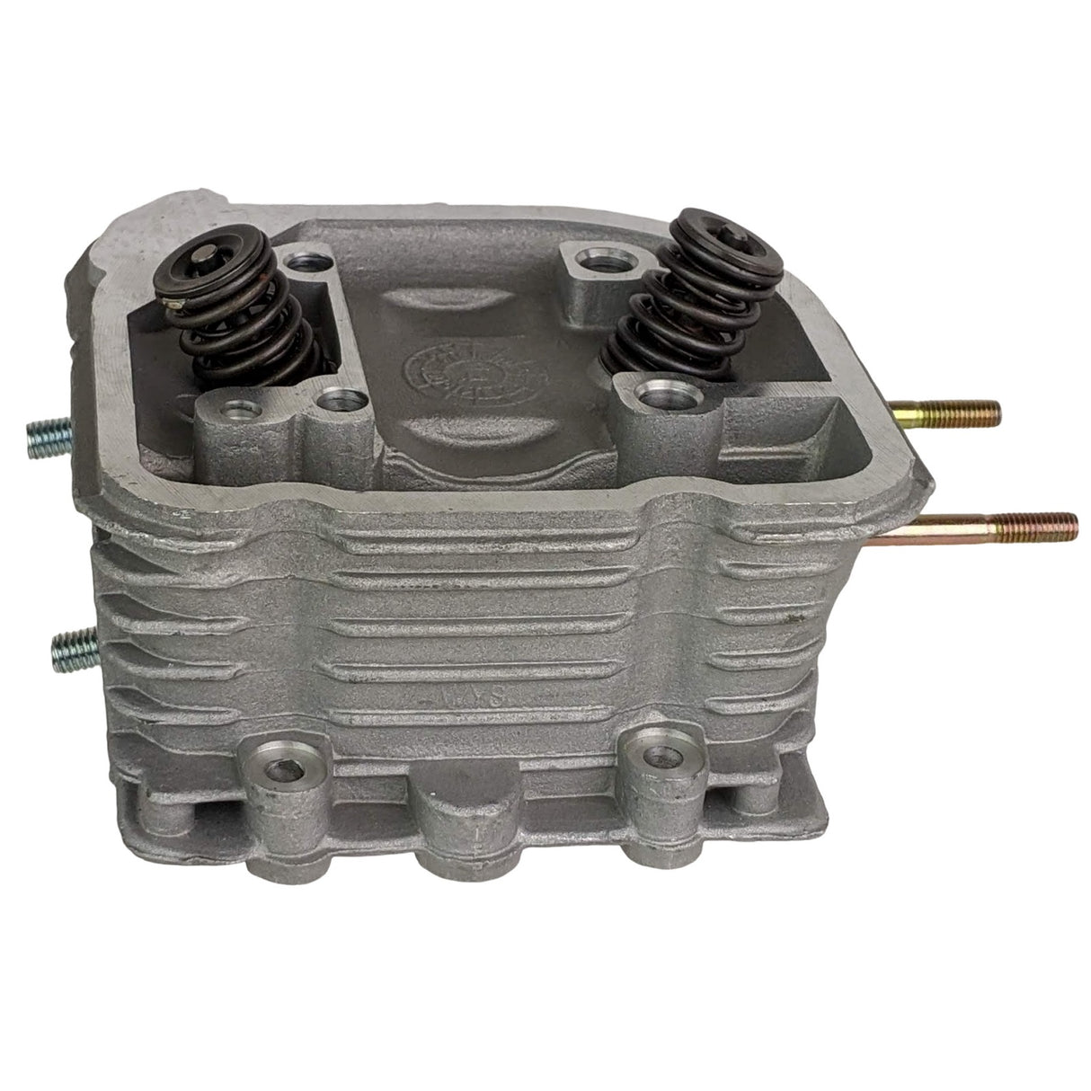61mm Big Bore Cylinder Head Assembly GY6 169cc 200cc 57mm Stud Spacing Type K-Block 2-Bolt Valve cover
