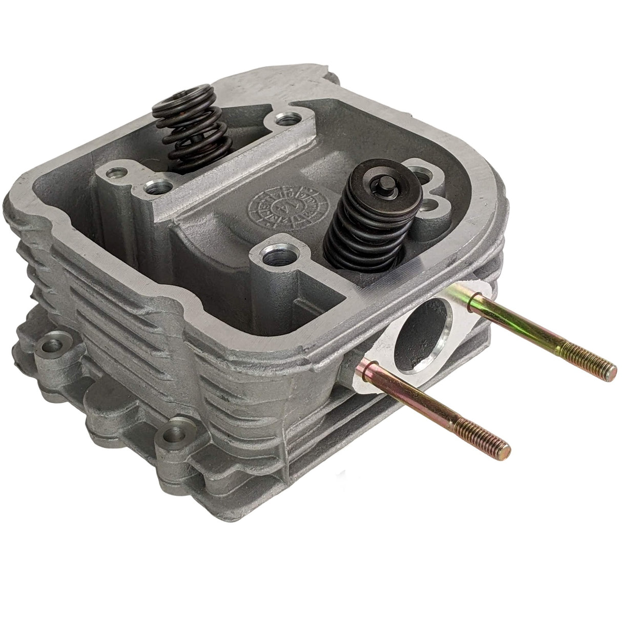 61mm Big Bore Cylinder Head Assembly GY6 169cc 200cc 57mm Stud Spacing Type K-Block 2-Bolt Valve cover