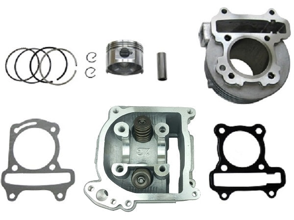 EGR -80cc Big Bore Head & Cylinder Kit, GY6 64mm