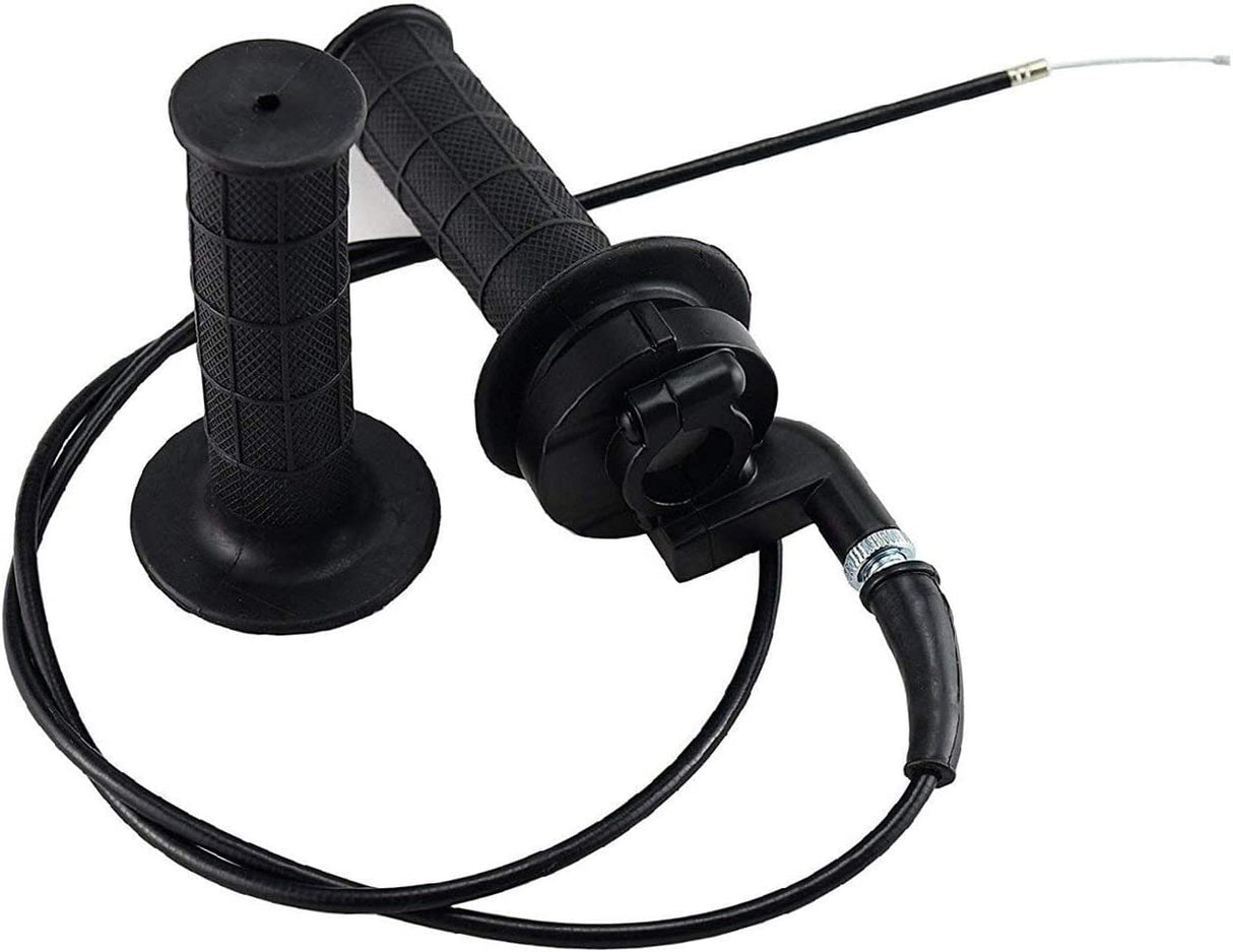 Throttle Grips Cable Kit Assembly 7/8"- Mini Baja MB165 MB200 5.5/6.5hp 196cc 200cc Doodlebug Bike 50"
